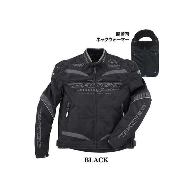 ベイツ 【在庫限定特価】2021-2022秋冬モデル BJ-NA2151SPL ナイロンジャケット（ブラック） サイズ M BATES