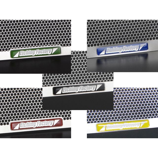 オーダーメイド　20% ラジエターコアガード ラージロゴ / シルバー ZX-25R 20-22 23