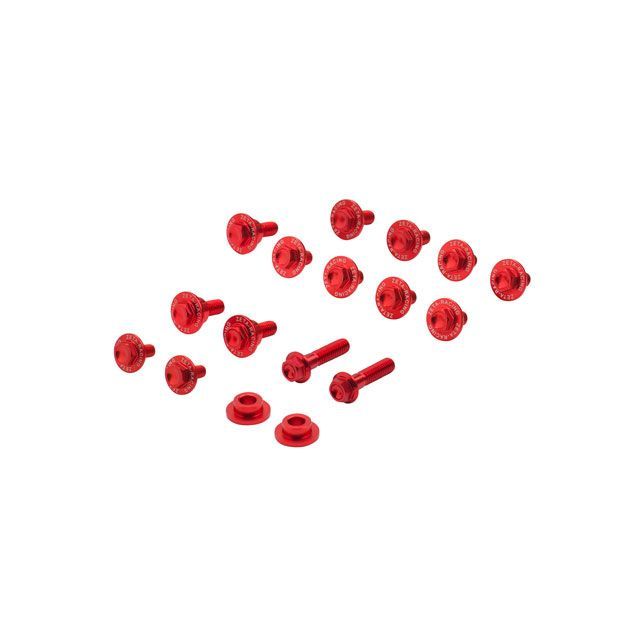 ジータ CRF450R 外装アルミボルトキット（レッド） ZETA バイクの通販は