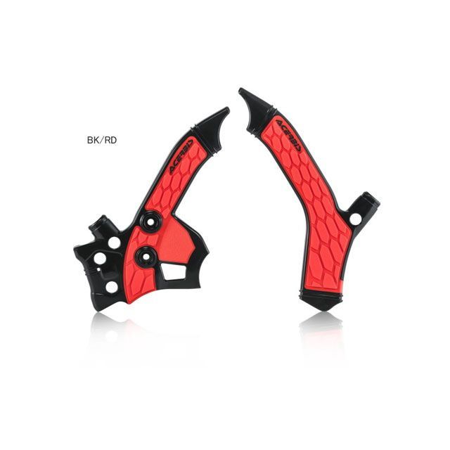 アチェルビス CRF250M/L/RALLY X-GRIP FRAME PROTECTOR（ブラック/レッド） ACERBIS バイクの通販は 5,328円