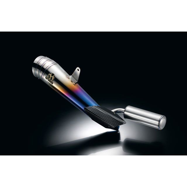 SP忠男 Z H2 POWERBOX メガホン チタンブルー SP TADAO バイクの通販は