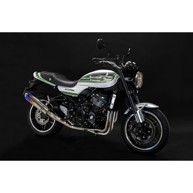 トリックスター Z900RS 政府認証フルエキゾーストマフラー 115×400 焼きチタンGP TRICKSTAR