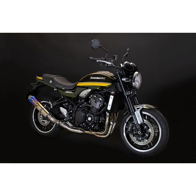 トリックスター Z900RS 政府認証スリップオンマフラー 100×370 焼チタンGP-LOOK TRICKSTAR