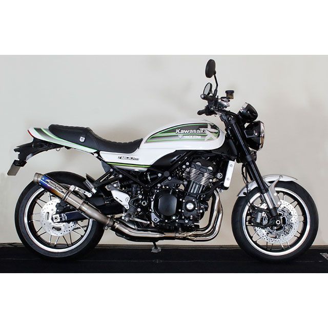 トリックスター Z900RS 政府認証スリップオンマフラーショットガン 焼チタン GP-LOOK TRICKSTAR