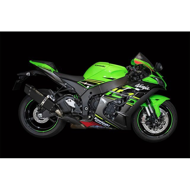 トリックスター ZX-10R/RR 政府認証スリップオンマフラー IKAZUCHI ブラックエディション TRICKSTAR