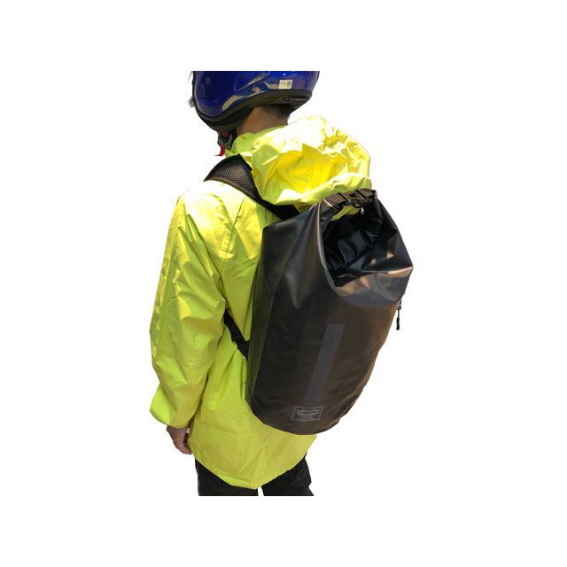 モーターサムライ 【特価品】MSB08ボウスイバッグ＆MSR02レインウェアセット（イエロー） サイズ LL Motor Samurai バイクの通販は