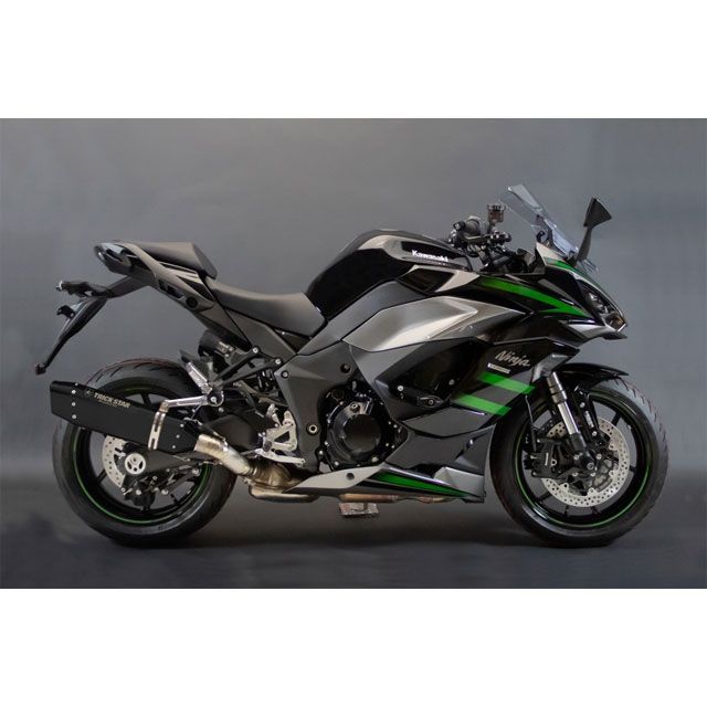 トリックスター Ninja 1000SX 政府認証スリップオンマフラー IKAZUCHI ブラックエディション 純正パニア対応 TRICKSTAR …の通販は
