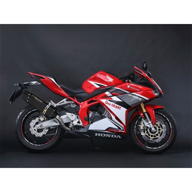 トリックスター CBR250RR（38ps車対応） 政府認証スリップオンマフラー IKAZUCHI ブラックエディション（チタン） TRICKSTAR
