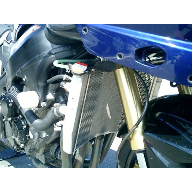エッチングファクトリー GSX-R600 GSX-R600（04-05）用 ラジエターガード 色合い 青胸章 ETCHING FACTORY