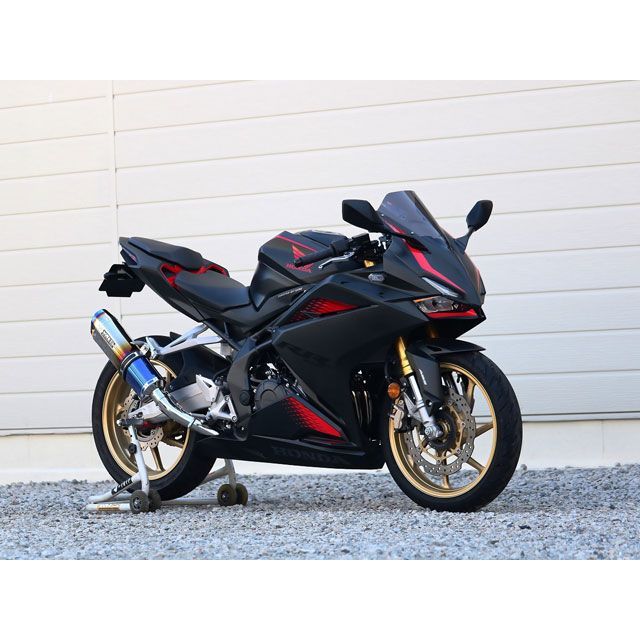 ダブルアールズ CBR250RR JMCA フルエキゾースト SS-OVALタイプ 焼き色
