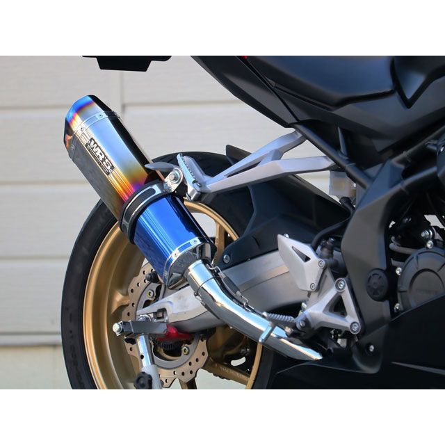 ダブルアールズ CBR250RR JMCA フルエキゾースト SS-OVALタイプ 焼き色