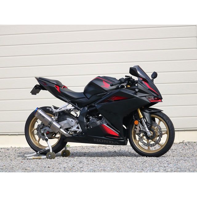 ダブルアールズ CBR250RR JMCA フルエキゾースト SS-OVAL SHORT_LINEタイプ ソリッドサイレンサー仕様 WR’S