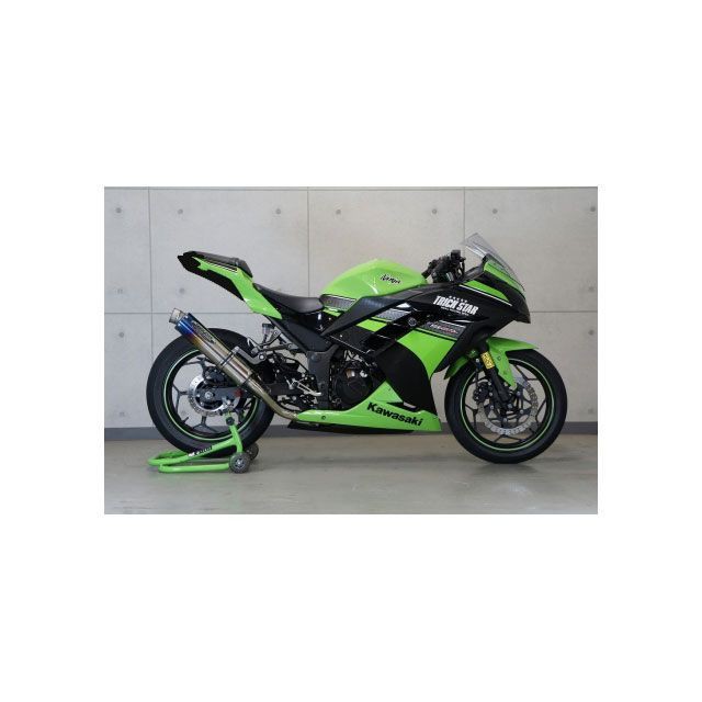 トリックスター Ninja250 レーシングフルエキゾーストマフラー 焼きチタン仕様 TRICKSTAR バイク