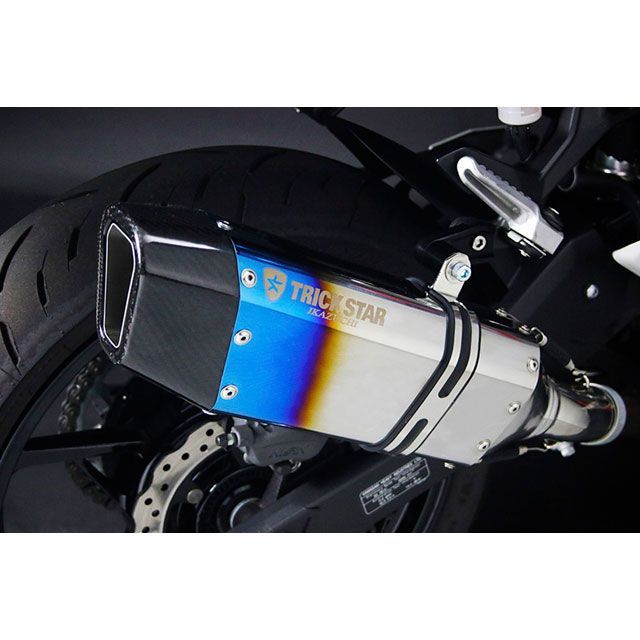 CBR250RR スリップオンマフラー IKAZUCHI 焼チタン 20 カー用品・バイク用品 トリックスター CBR250RR レーシングフル
