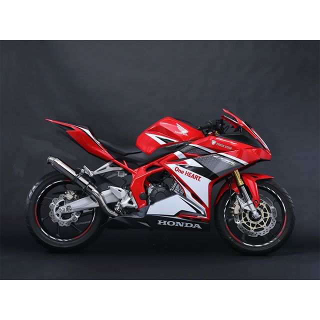 トリックスター CBR250RR レーシングスリップオンマフラー ショットガン ブラックメッキ TRICKSTAR バイク