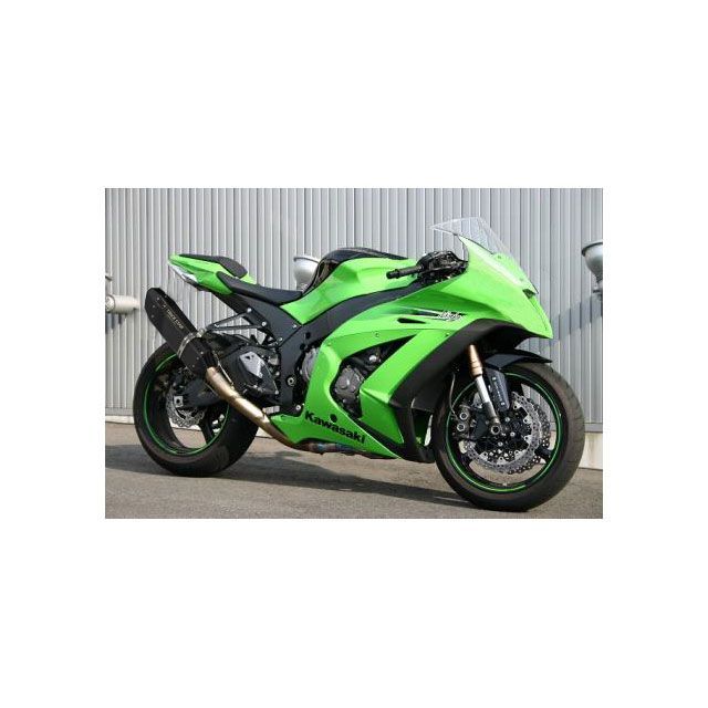 トリックスター ZX-10R レーシングスリップオンマフラー IKAZUCHI ブラックエディション TRICKSTAR