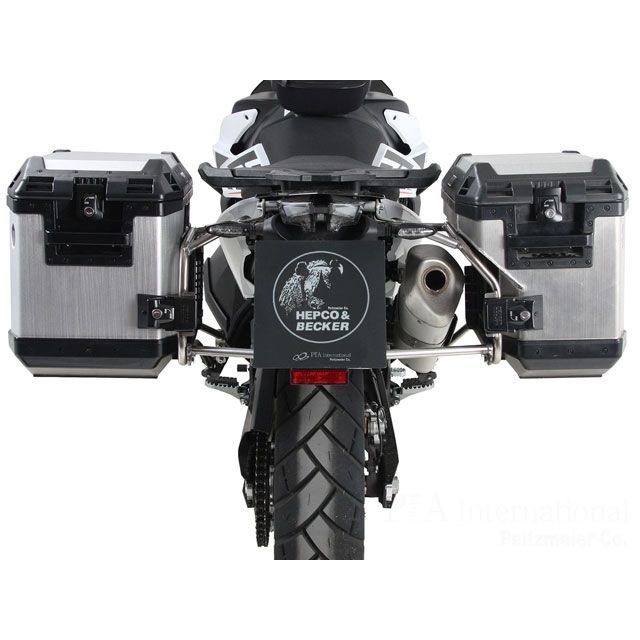 ヘプコ&ベッカー サイドケースホルダー + Xplorer(Cutout)セット HEPCO&BECKER バイクの通販は