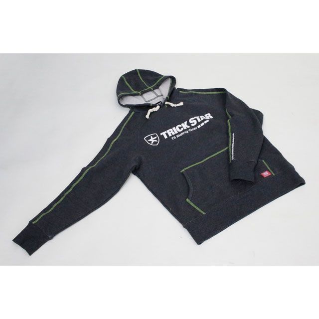 トリックスター プルオーバーパーカー（ブラック/グリーン） サイズ L TRICKSTAR