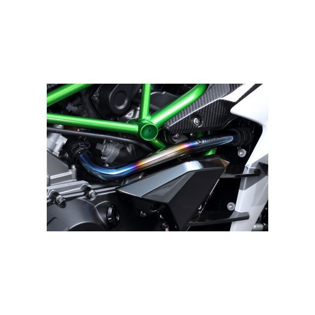 煙管差しと煙管 トリックスター Ninja H2/H2R チタンラジエターパイプ TRICKSTAR