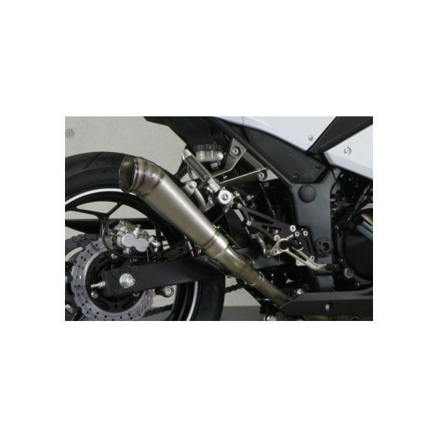 トリックスター Ninja250 Ninja300 レーシングスリップオンマフラー 雷神ショート TRICKSTAR_2