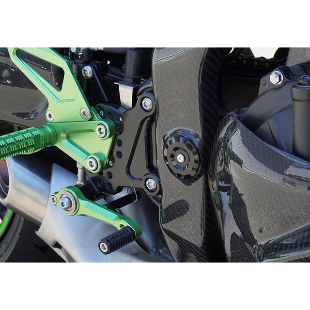 スナイパー NINJA ZX-25R ZX-4R フレームホールキャップ 黒 SNIPER