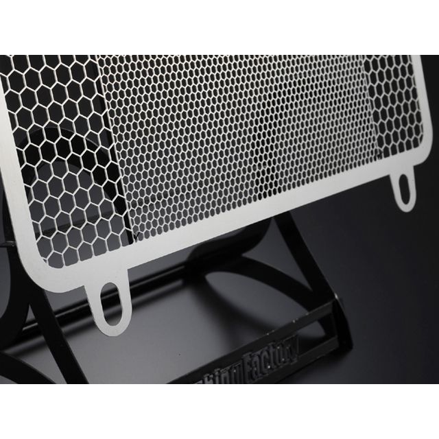 エッチングファクトリー ZZR1100 ZZR1100-C型（90〜92）用 ラジエター＆オイルクーラーガードSET カラー 赤エンブレム ETCH…_2