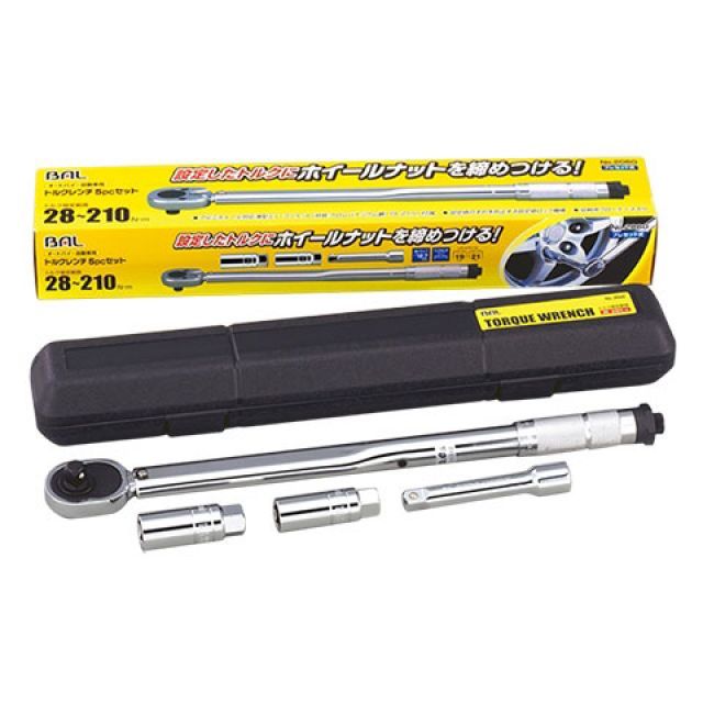 大橋産業 トルクレンチ5pcセット BAL バイク 車 自動車 自転車の通販は 5,885円