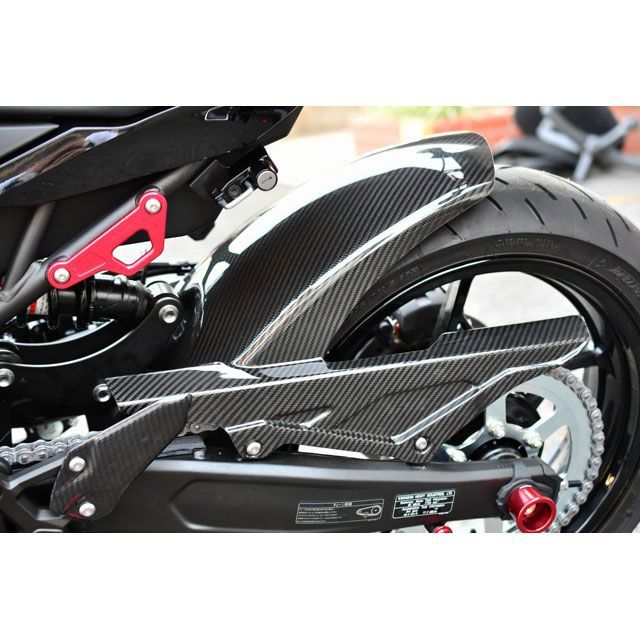 SPEEDRA ZX-25R リアフェンダー ロングタイプ ドライカーボン
