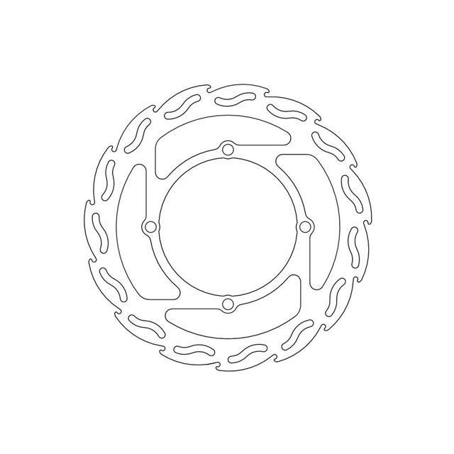 モトマスター RM-Z250 RM-Z450 フレイム ステンローター（オフロード） フロント MOTOMASTER バイクの通販は 12,892円