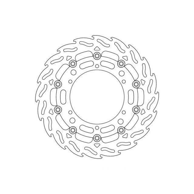 モトマスター フレイムステンローターφ300インナーブラック