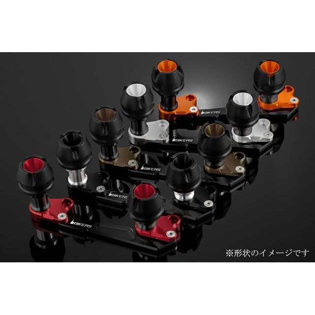 バイカーズ エキゾーストプロテクター カラー ブラック BIKERS バイクの通販は