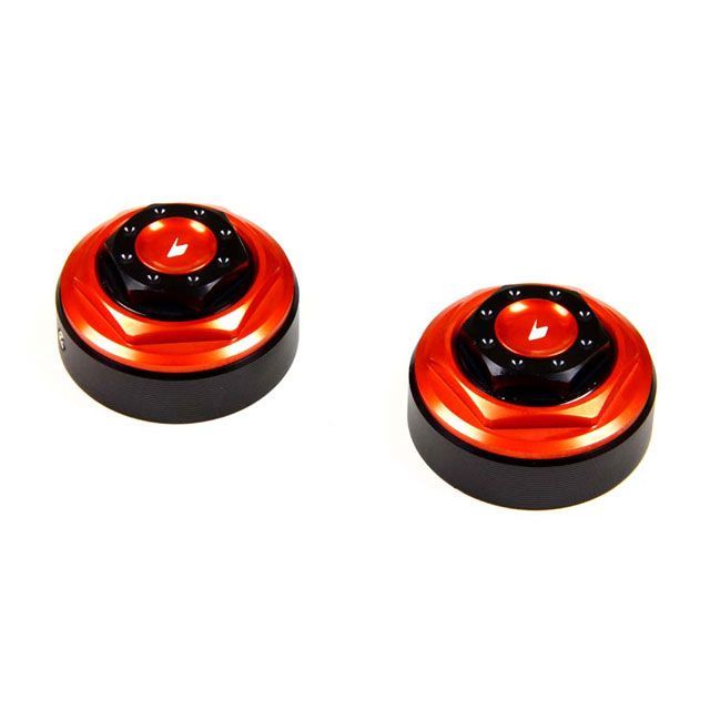 バイカーズ GROM MONKEY125 フロントフォークキャップ 2ケ カラー オレンジ BIKERS
