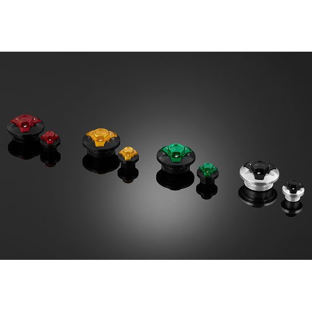 バイカーズ Ninja400/250 エンジンプラグ 2ケ カラー オレンジゴールド BIKERS