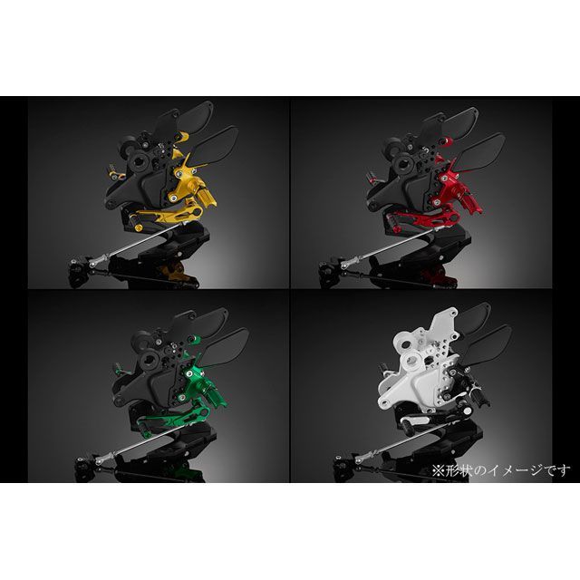 バイカーズ Ninja650/Z650 バックステップ カラー グレー BIKERS