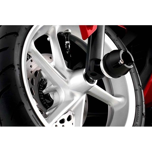 バイカーズ NMAX フロントアクスルスライダー カラー ブラック BIKERS バイクの通販は