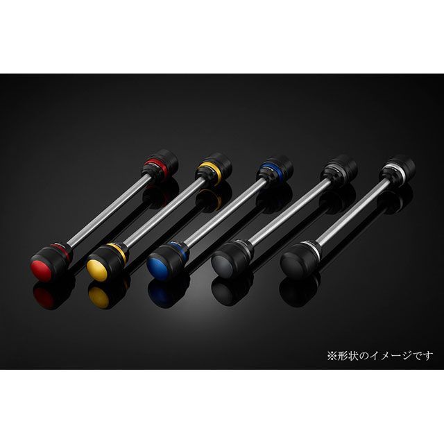 バイカーズ XMAX フロントアクスルスライダー カラー チタンカラー BIKERS