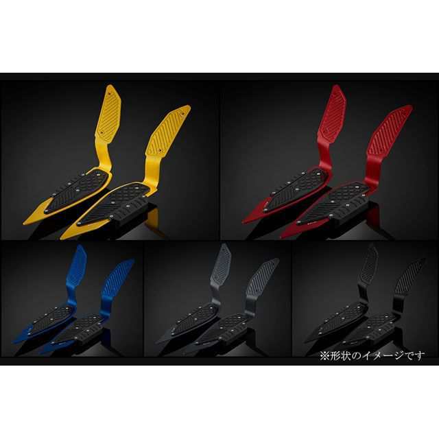 バイカーズ XMAX フットプレート 左右セット カラー オレンジ/ブラック BIKERS バイクの通販は 41,437円