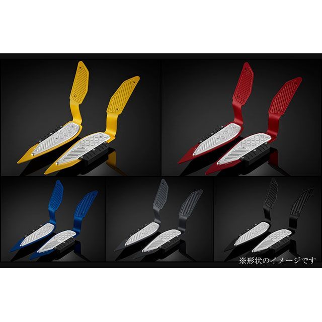 バイカーズ XMAX フットプレート 左右セット カラー シルバー/シルバー BIKERS バイクの通販は