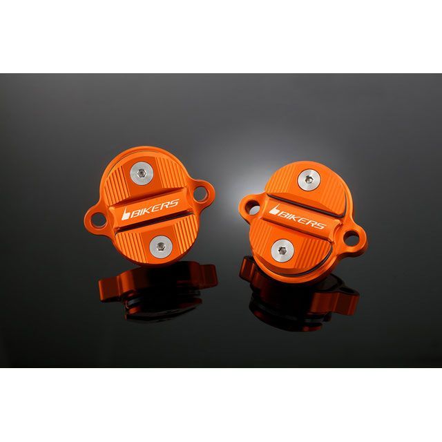 バイカーズ KSR PRO Z125 PRO タペットカバー 2ケ カラー オレンジゴールド BIKERS バイクの通販は