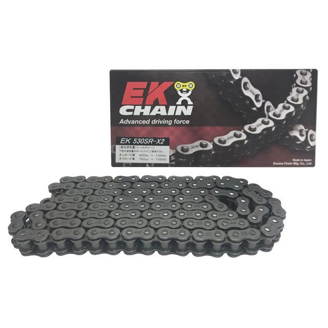 江沼チェーン 汎用 QXリングチェーン 530SR-X2 MLJ カラー スチール リンク数 112L EKチェーン