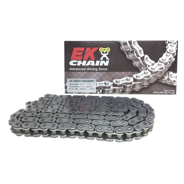 江沼チェーン 汎用 NXリングチェーン 530ZV-X3 MLJ カラー シルバー リンク数 92L EKチェーン