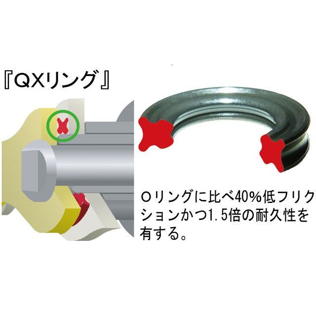江沼チェーン 汎用 シールチェーン QXリング 532ZVX（スチール） リンク数 98L EKチェーン