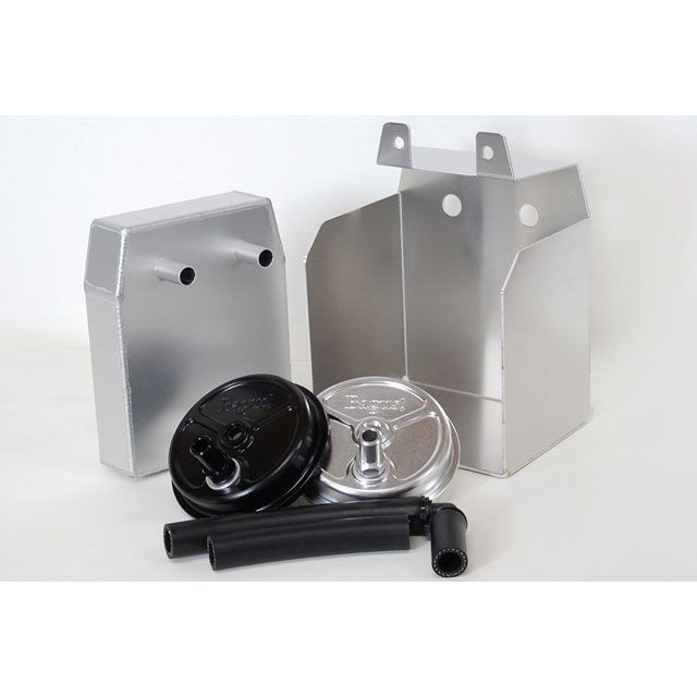 バグース ZEPHYR X キャッチタンク＆小物入セット（シルバー/シルバー） ブリーザープレート付 Bagus バイクの通販は