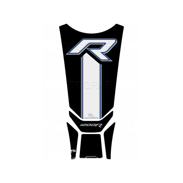 モトグラフィックス R1200RS タンクパッド ブラック/ブルー/ホワイト MOTOGRAFIX バイクの通販は