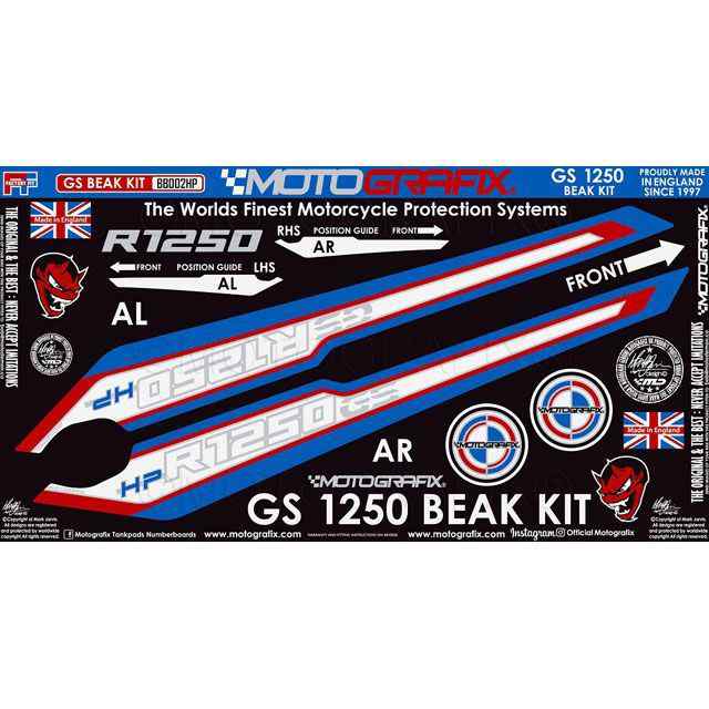 モトグラフィックス R1250GS HP Special Edition BEAK PROTECTION KIT MOTOGRAFIX バイク