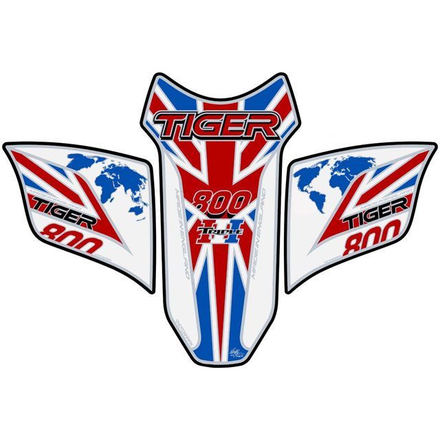 モトグラフィックス Tiger800 タンクパッド（BWUJ） MOTOGRAFIX バイクの通販は
