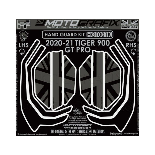 モトグラフィックス Tiger900 GT Pro Hand Guard Protector MOTOGRAFIX バイクの通販は外装