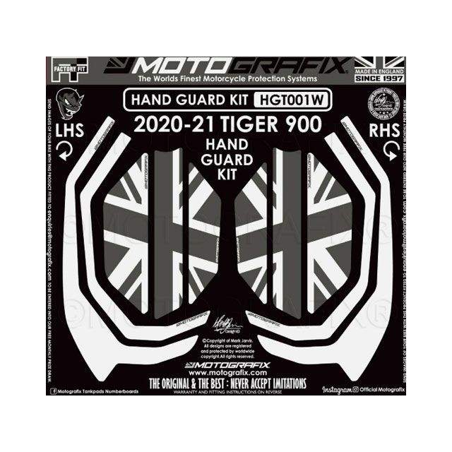 モトグラフィックス Tiger900 GT Pro Hand Guard Protector MOTOGRAFIX バイクの通販は