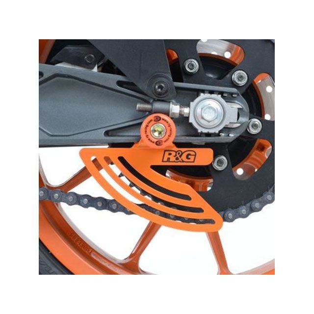 アールアンドジー Vitpilen701 RC125/200/390 Toe/チェーンガード ブラック R&amp;G