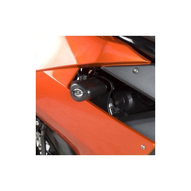 アールアンドジー ER-6/F Ninja650R エアロクラッシュプロテクター ブラック R&amp;G